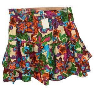 Jennifer + Grace women’s cotton floral skirt NWT (large)